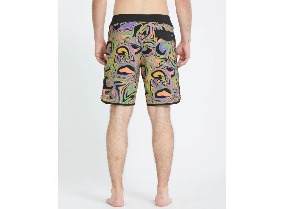 VOLCOM INFUSE SCALLOP MOD BOARDSHORT 19" STEEL PURPLE