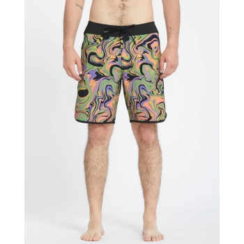 VOLCOM INFUSE SCALLOP MOD BOARDSHORT 19" STEEL PURPLE