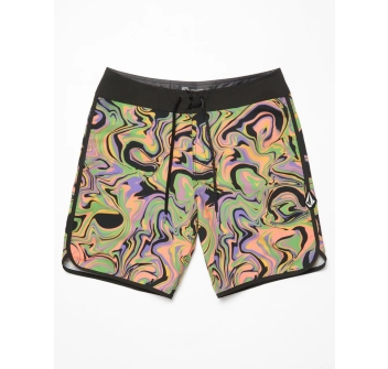 VOLCOM INFUSE SCALLOP MOD BOARDSHORT 19" STEEL PURPLE
