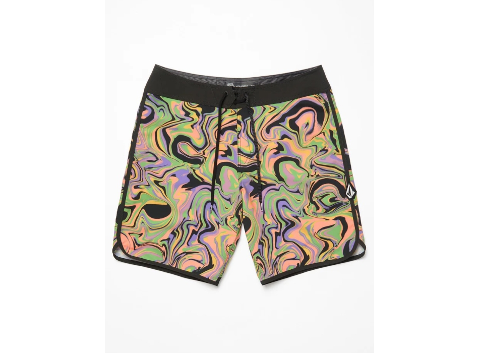 VOLCOM INFUSE SCALLOP MOD BOARDSHORT 19" STEEL PURPLE