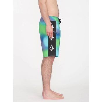 VOLCOM LIDO ICONIC MOD BOARDSHORT 19" ELECTRIC GREEN