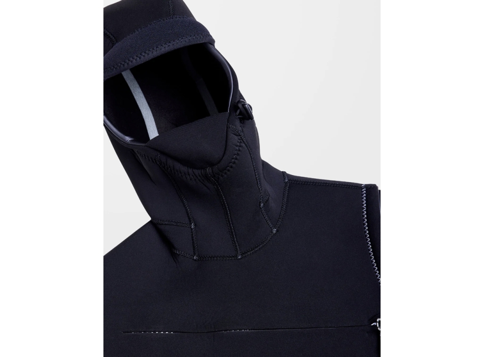 VOLCOM MUTA MODULATOR 5/4/3 CON CAPPUCCIO CHEST ZIP BLACK