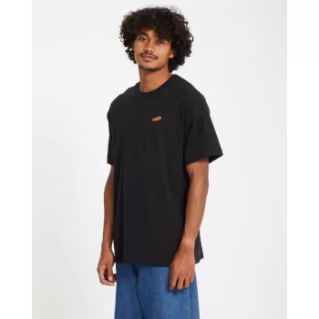 VOLCOM PISTOL STONE T-SHIRT BLACK