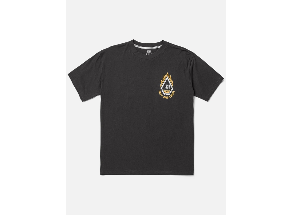 VOLCOM SKATE VITALS FAST N LOOSE T-SHIRT STEALTH