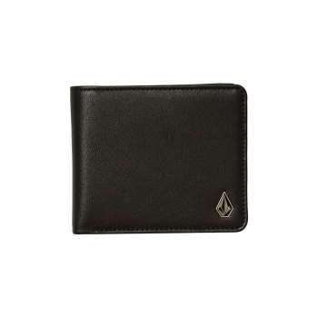 VOLCOM SLIM STONE LARGE PORTAFOGLIO BLACK