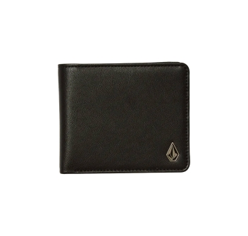 VOLCOM SLIM STONE LARGE PORTAFOGLIO BLACK