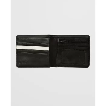 VOLCOM SLIM STONE LARGE PORTAFOGLIO BLACK
