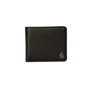 VOLCOM SLIM STONE SMALL PORTAFOGLIO BLACK