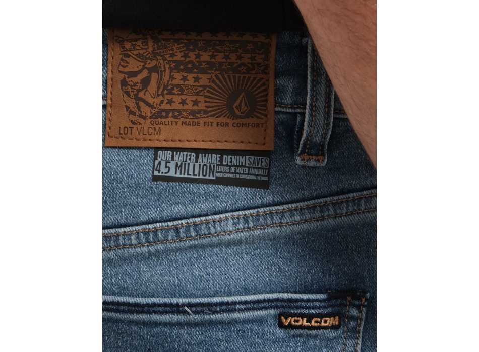 VOLCOM SOLVER DENIM JEANS OLD TOWN INDIGO