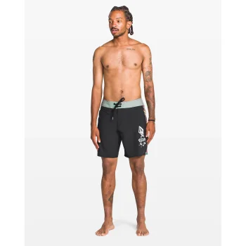 VOLCOM STAR SHIELDS FA ARTIST MOD BOARDSHORT 18" STEALTH