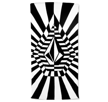 VOLCOM STONENARY TELO MARE BLACK WHITE