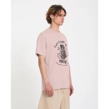 VOLCOM T-SHIRT PUNKAT BARK BROWN