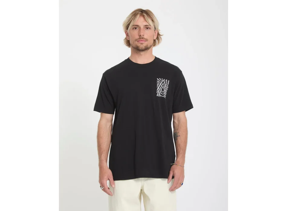 VOLCOM T-SHIRT RADIATION BLACK