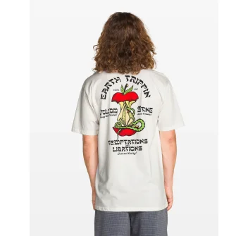 VOLCOM T-SHIRT TEMPTATIONS OFF WHITE