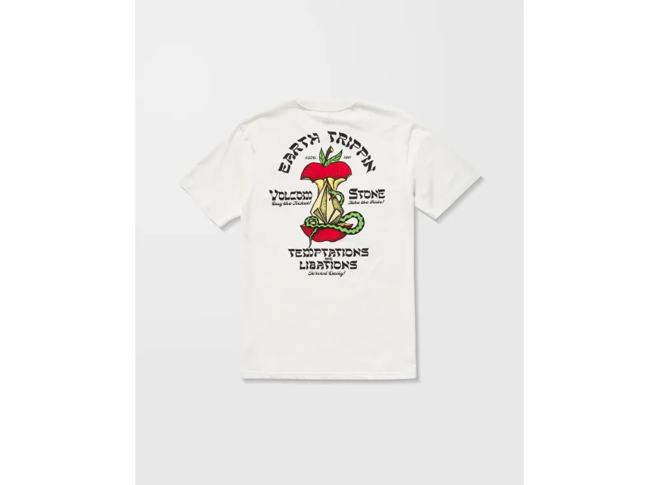 VOLCOM T-SHIRT TEMPTATIONS OFF WHITE