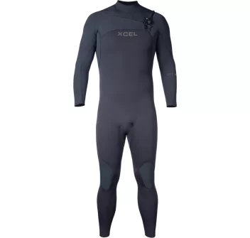 XCEL AXIS 4/3 CHEST ZIP MUTA INTERA BLACK