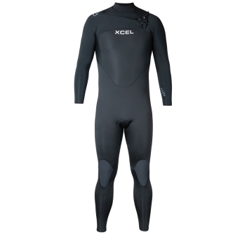 XCEL AXIS 4/3 CHEST ZIP MUTA INTERA BLACK