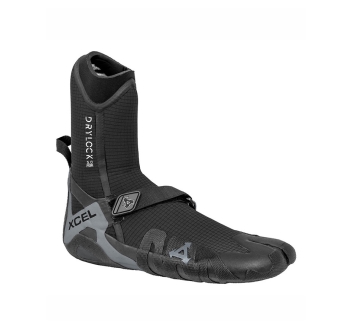 XCEL CALZARI DRYLOCK SPLIT TOE 5MM BLACK GREY