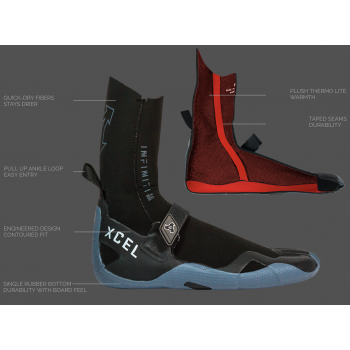 XCEL CALZARI INFINTI SPLIT TOE 5MM