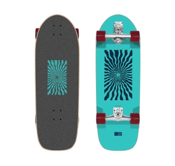 YOW SURFSKATE FOG HAZE 31" LONG ISLAND COMPLETE